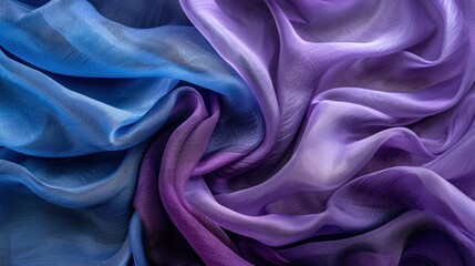 Obraz premium Abstract Purple and Blue Fabric Texture.