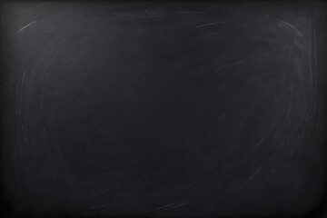 Black chalkboard with textured pattern and empty space. Blank backdrop for design and educational use.