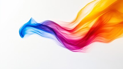 Fototapeta premium Imagine a logo that smoothly changes colors on a clean white canvas, highlighting innovative design and contemporary style.