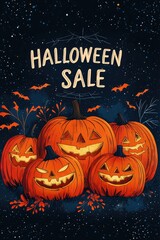 halloween sale poster