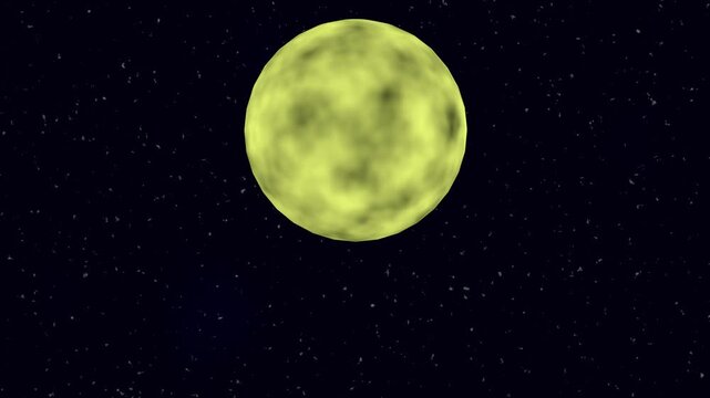 Toony moon view from the cosy place