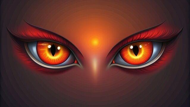 Isometric devil eyes with opalescent effects , devil, eyes, isometric, opalescent, mystical, spooky, supernatural, evil