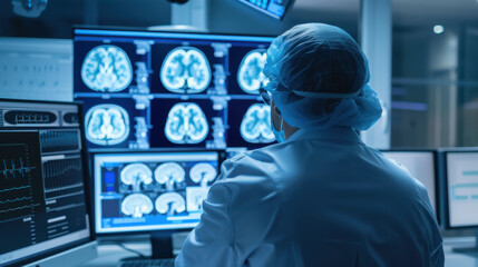 Fototapeta premium AI enhancing the accuracy of diagnostic tools