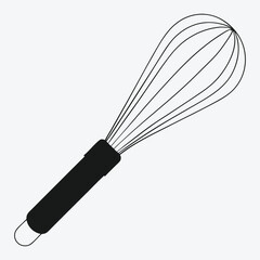 WHISK-KITCHENWARE-SKETCH LINE ART MASTERPIECE