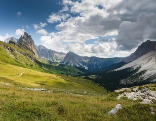 Fototapeta premium mountains forest fog morning mystic
