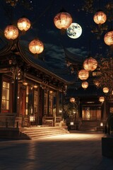 Fototapeta premium Lanterns at Night