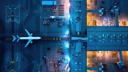 AI managing airport logistics for efficiency