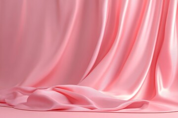 Fototapeta premium Light pink pastel curtain backgrounds.