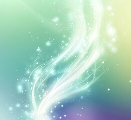 Beautiful healing energy created by a spiraling vortex of white light flowing through a purple jade colour field