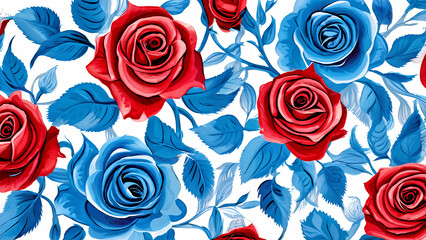 roses pattern