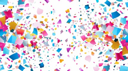 Colorful Confetti Explosion: Abstract Background