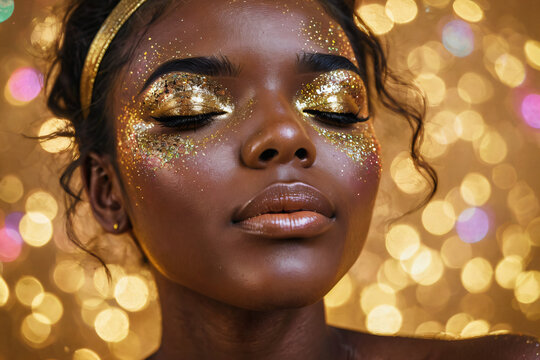 Gold makeup discount