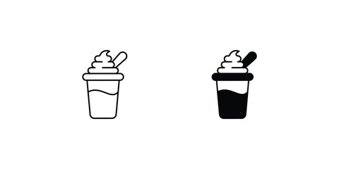 frappe set icon with white background vector stock illustration