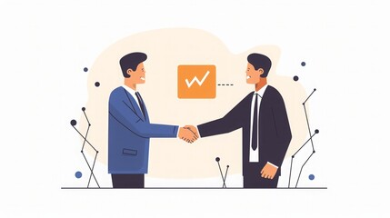 Business Handshake: Successful Deal and Partnership