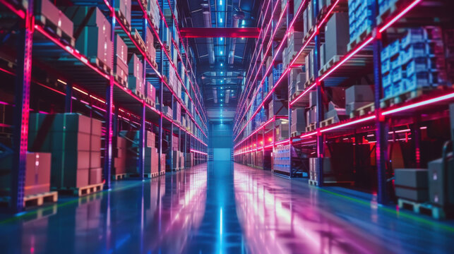 AI optimizing supply chain management