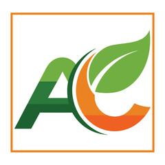 Home care letter logo design vector art illustration