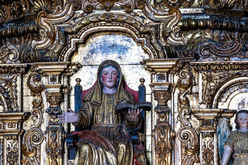 Interior of Our Lady of the Conception Hermitage, Loule, Faro district, Algarve, Portugal