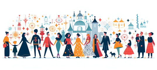 Produce an infographic on the role of rituals in maintaining social order and cultural identity