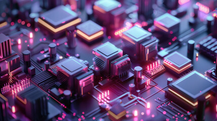 Obraz premium AI-driven process optimization in manufacturing