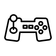 Video Game Vector Line Icon Design
