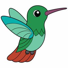 Hummingbird isolated on white, hummingbird vector illustration, bird on a branch vector art, hummingbird silhouette, bird vector icon, hummingbird on a branch line art, eps, hummingbird on a branch ca