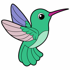Hummingbird isolated on white, hummingbird vector illustration, bird on a branch vector art, hummingbird silhouette, bird vector icon, hummingbird on a branch line art, eps, hummingbird on a branch ca