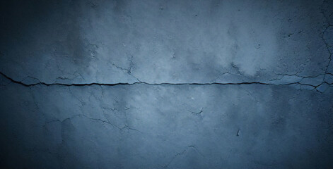 Obraz premium dark blue background texture with black vignette in old vintage grunge textured border design dark elegant teal color wall with light spotlight center 