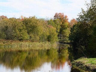 Reflection in the river.