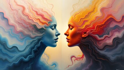 two person in the sky generative ai