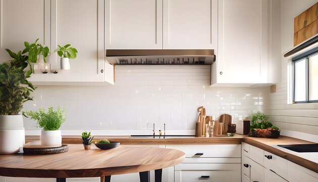 cozy interior kitchen background