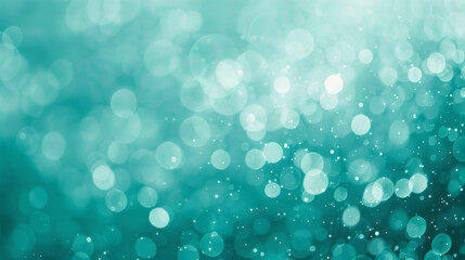 Light Abstract Teal Background with Flowing Movement, Generative AI Illustration