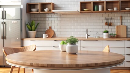 cozy interior kitchen background