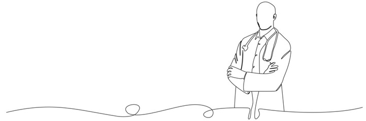 line art doctor illustration  background