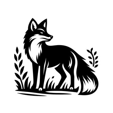 recommend clip art: Fox Silhouette, Fox Vector Isolated On White Background Illustration
                    