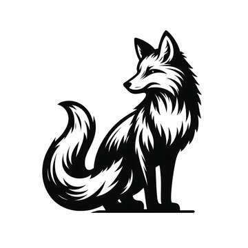 recommend clip art: Fox Silhouette, Fox Vector Isolated On White Background Illustration
                    