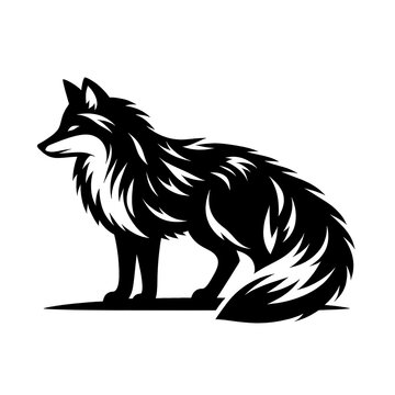 recommend clip art: Fox Silhouette, Fox Vector Isolated On White Background Illustration
                    