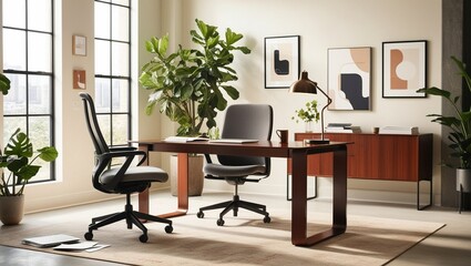 Empty meeting room in office. Modern office