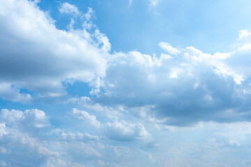 A bright and beautiful blue sky with