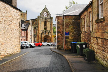 Jedburgh Abbey in the Scottish Borders, a ruined Augustinian abbey founded in the 12th century