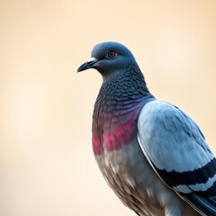 close up of a pigeon