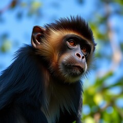 Obraz premium portrait of a macaque
