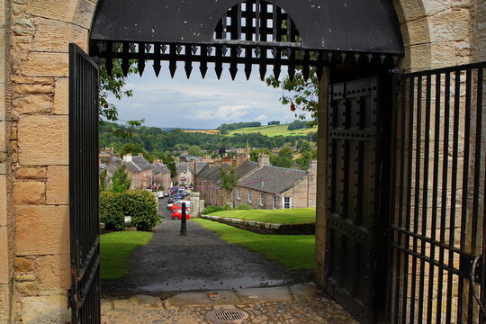The Border Town of Jedburgh, Scotland, UK
