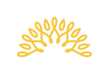 Abstract sun ray graphic design