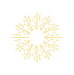 Obraz premium Abstract sun ray graphic design