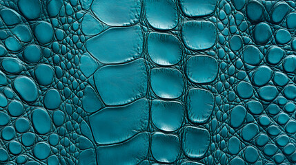 Turquoise texture of reptile skin, and crocodile leather pattern