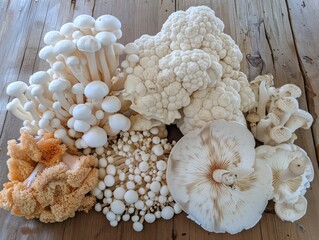 Diverse Stages of Lions Mane Mushroom Growth in Small-Scale Farm Setting with Focus on Sustainability