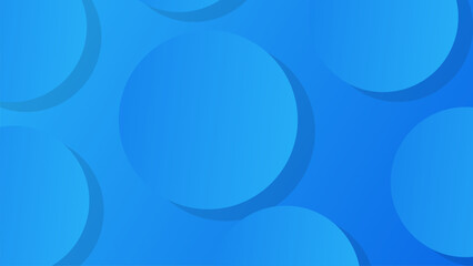 Abstract background, Modern blue gradient color with geometric shapes for banner