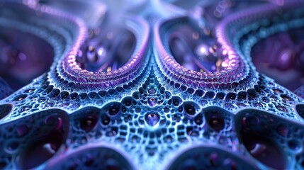 Fototapeta premium Abstract Fractal Pattern with Intricate Details
