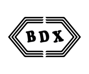 BDX letter logo Design. BDX Simple and modern monogram logo. Abstract Alphabet vector Design.