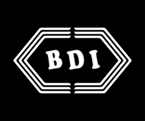 BDI letter logo Design. BDI Simple and modern monogram logo. Abstract Alphabet vector Design.